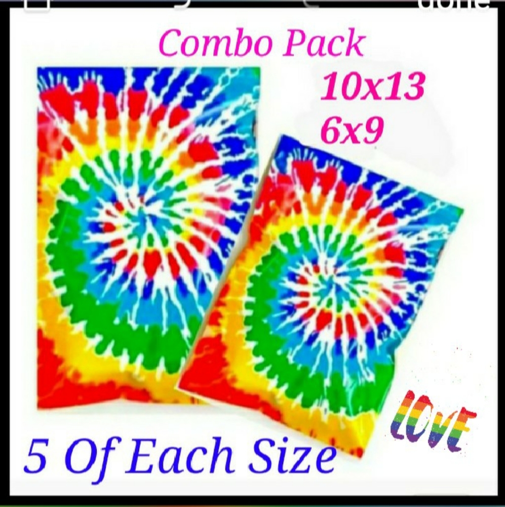- Combo Set. 10x13 & 6x9 Tye Dye